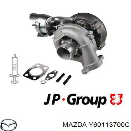 Турбонагнетатель Mazda Y60113700C цена, от 190.04 USD