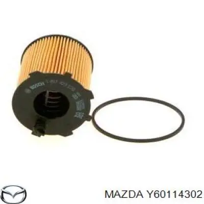 Filtro de aceite Y60114302 Mazda