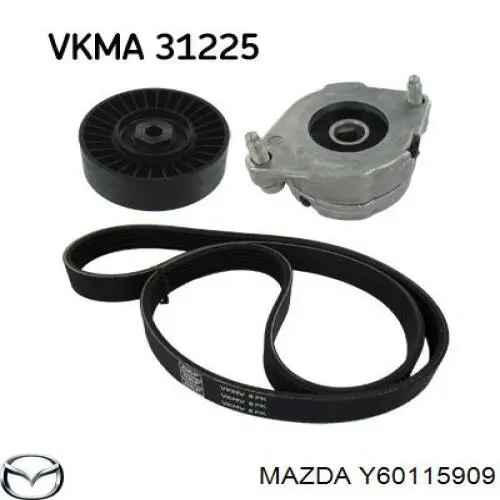 Купить Y60115909 Mazda Ремень генератора