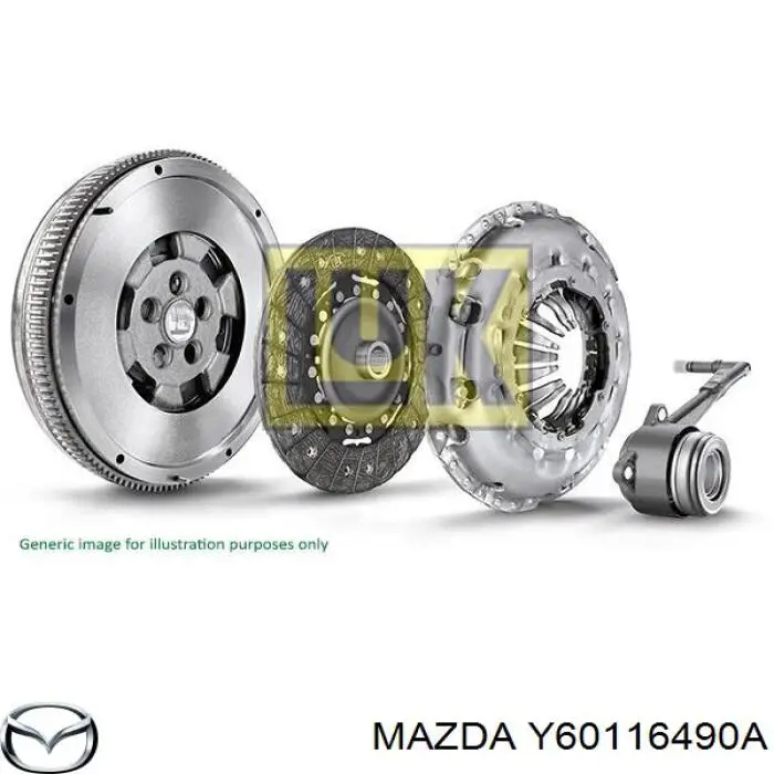 Y60116490A Mazda Сцепление в сборе