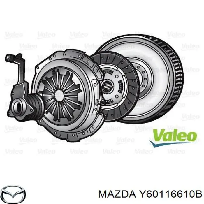 Y60116610B Mazda Демпферный маховик