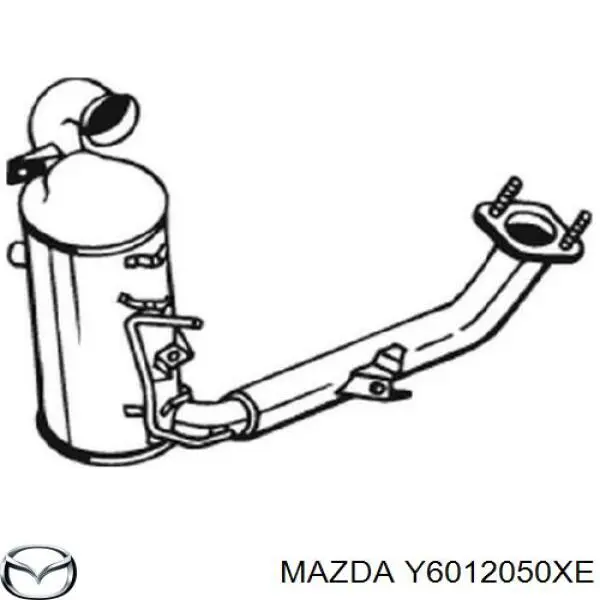 Катализатор Y6012050XE Mazda