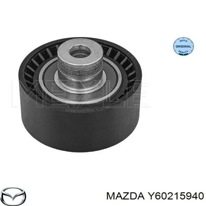 Polea inversión / guía, correa poli V Y60215940 Mazda