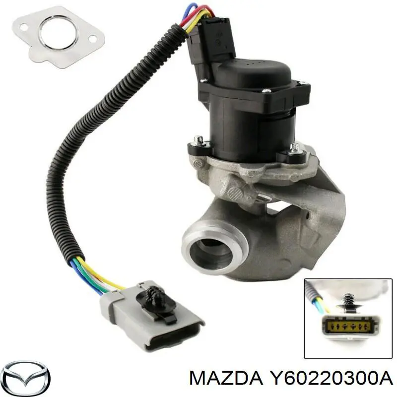 Купить Y60220300A Mazda Клапан EGR системы рециркуляции отработавших газов