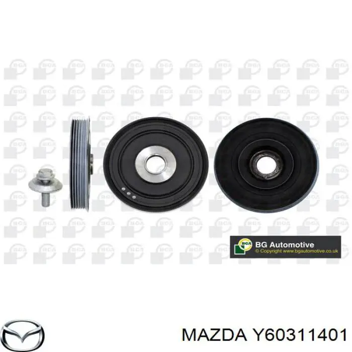 Polea, cigüeñal Y60311401 Mazda