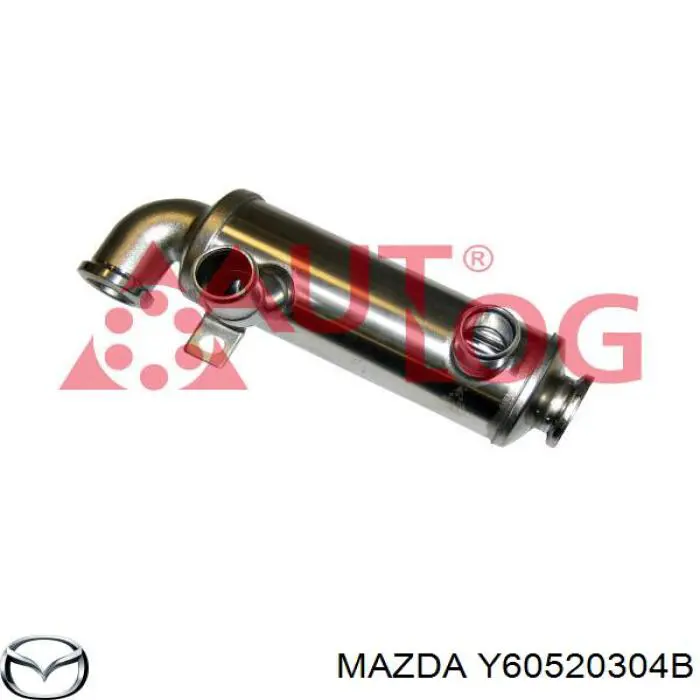Y60520304B Mazda радиатор системы egr рециркуляции выхлопных газов