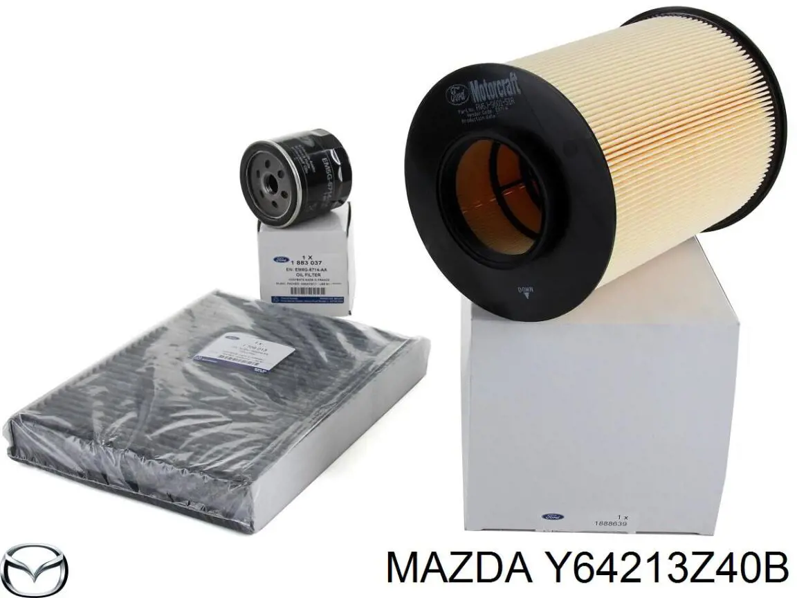 Y64213Z40B Mazda воздушный фильтр