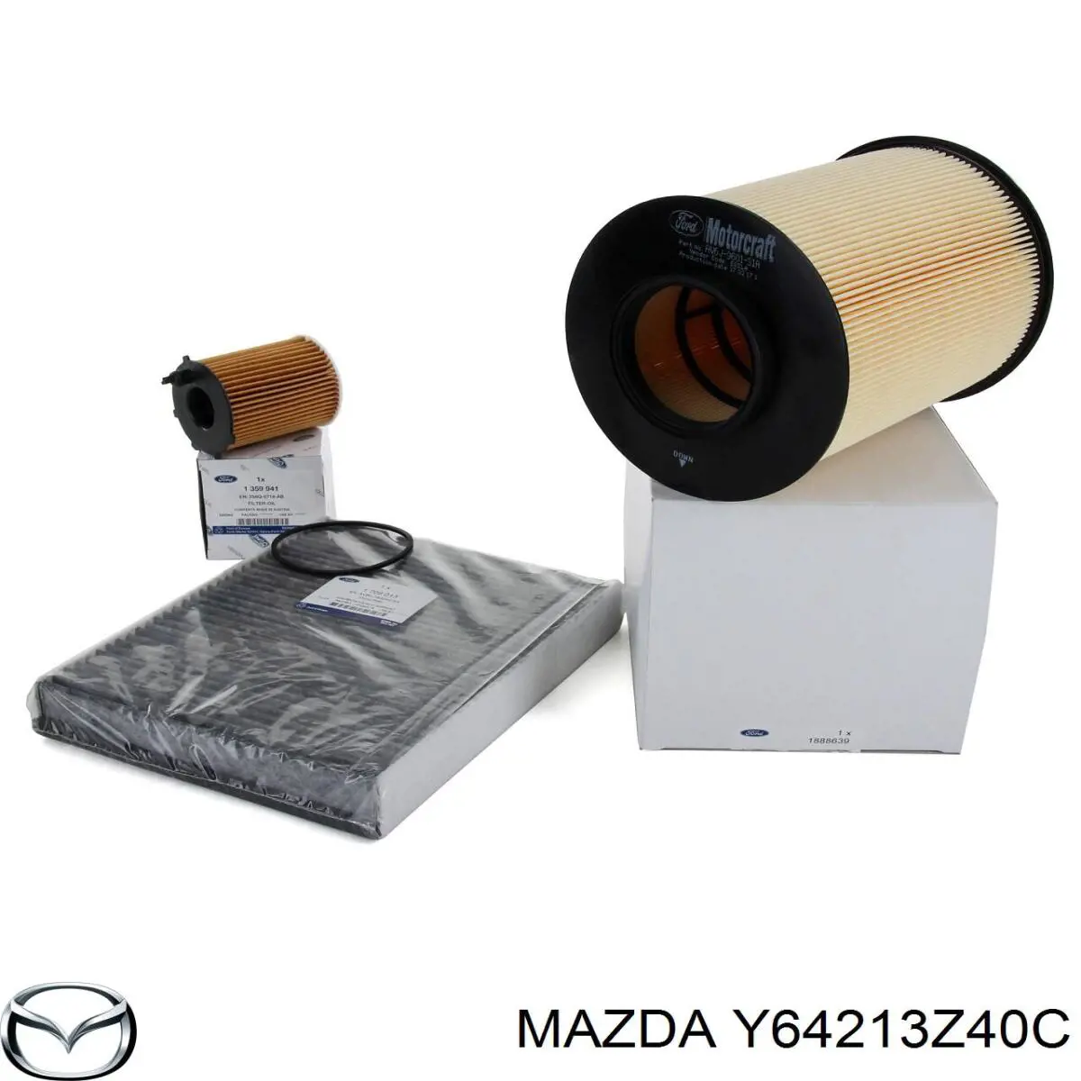 Y64213Z40C Mazda воздушный фильтр