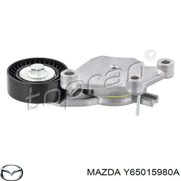 Tensor de la correa trapecial poli v Y65015980A Mazda