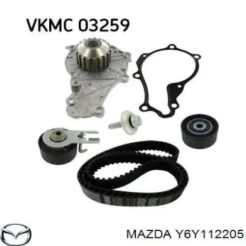 Y6Y112205 Mazda ремень грм