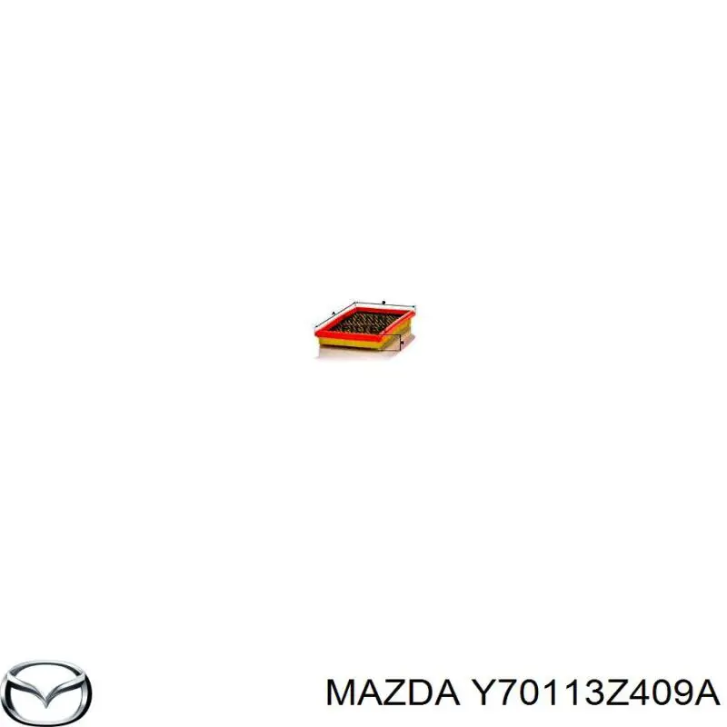 Воздушный фильтр Y70113Z409A Mazda