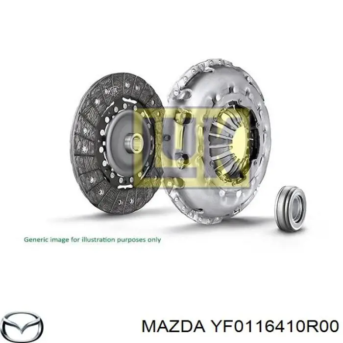 YF0116410R00 Mazda корзина сцепления