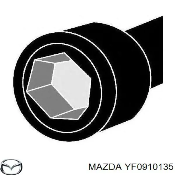 Болт гбц YF0910135 MAZDA