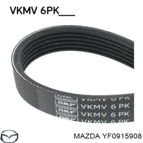 Клиновый ремень Mazda YF0915908 цена, от 17.09 USD