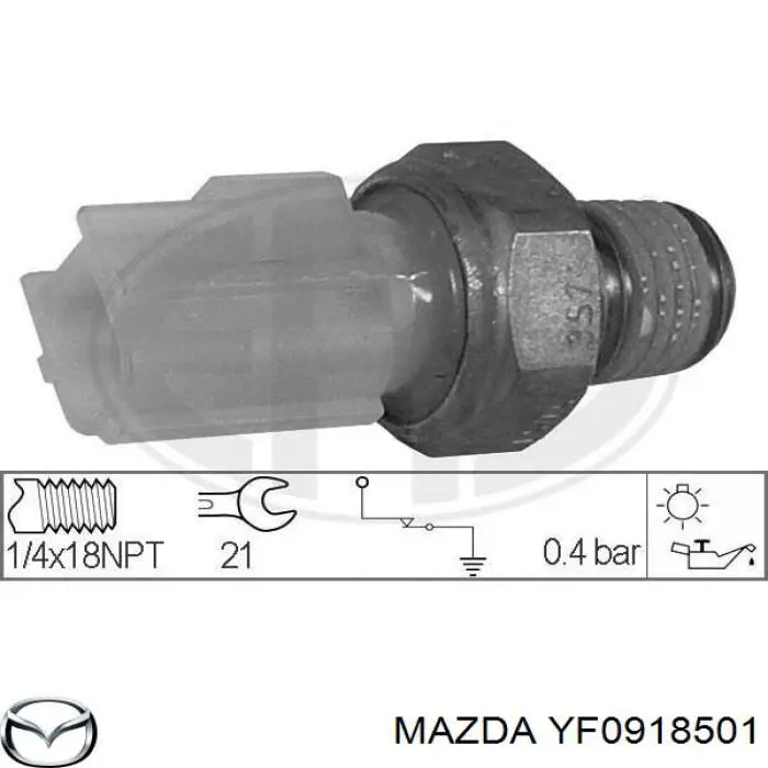 YF09-18-501 Mazda датчик давления масла