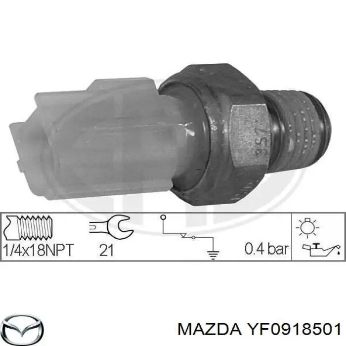 Датчик давления масла YF0918501 Mazda