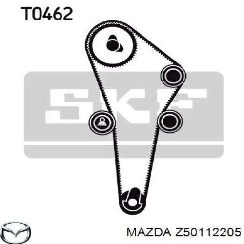 Зубчатый ремень Mazda Z50112205 цена, от 15.20 USD