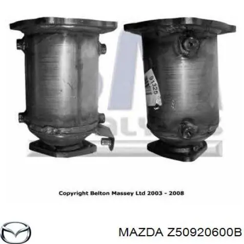 Катализатор Mazda 323 