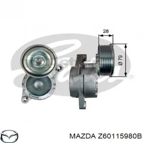  Z60115980B Mazda