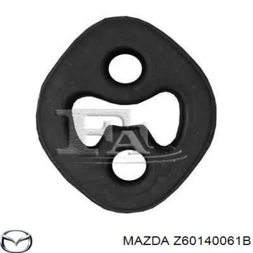 Soporte, silenciador Z60140061B Mazda