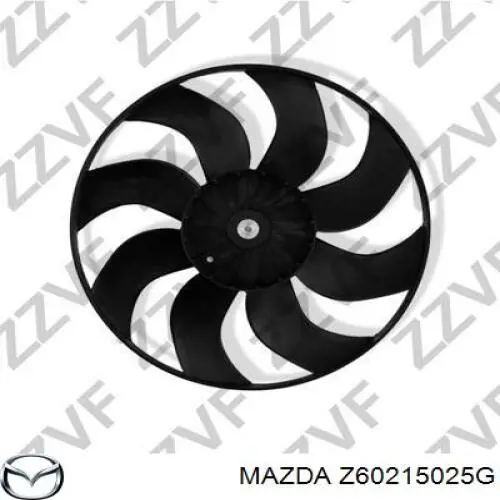 Диффузор радиатора охлаждения в сборе с мотором и крыльчаткой Mazda Z60215025G цена, от 81.89 USD