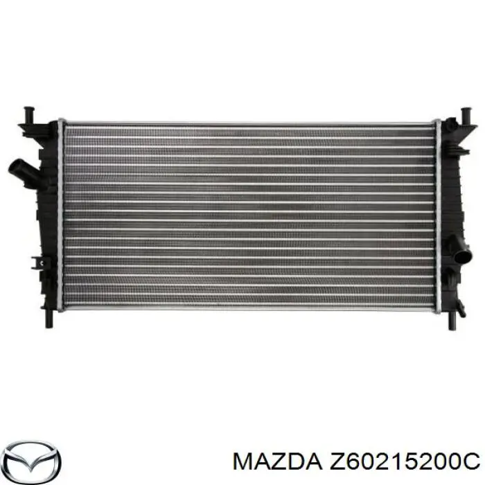 Радиатор охлаждения двигателя Mazda Z60215200C цена, от 39.50 USD