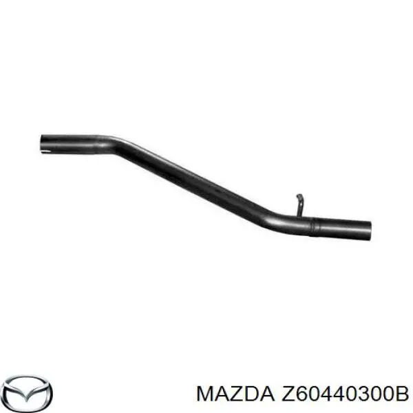 Глушитель, центральная и задняя часть Z60440300B Mazda