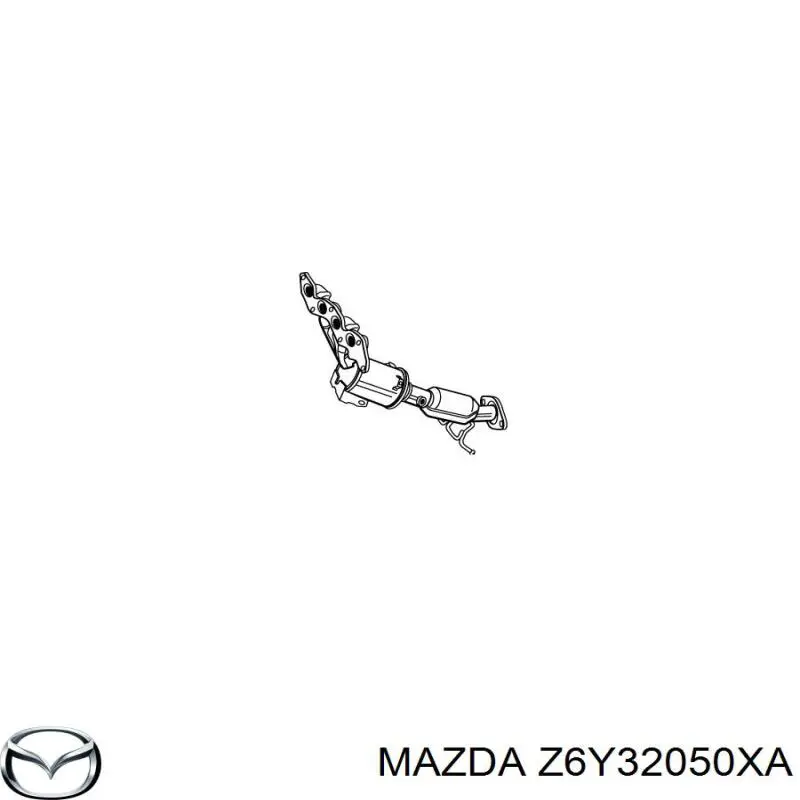 Каталитический нейтрализатор отработавших газов Mazda Z6Y32050XA цена, от 63.35 USD