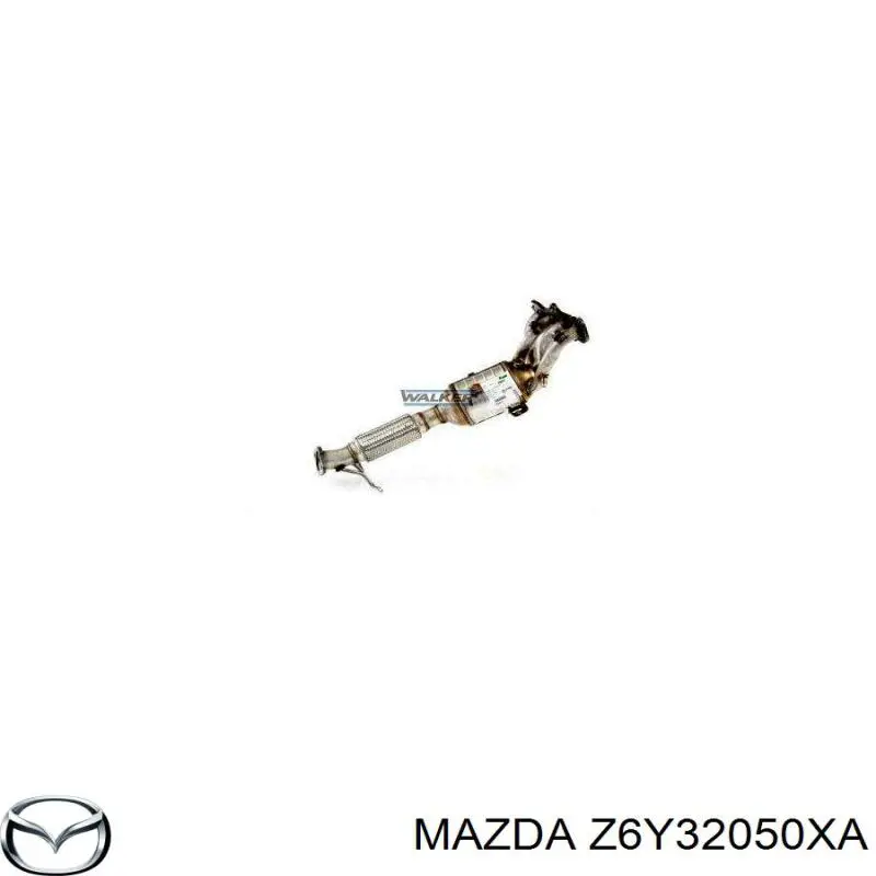 Купить Z6Y32050XA Mazda Преобразователь отработавших газов