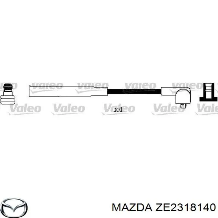 Высоковольтные провода ZE2318140 Mazda