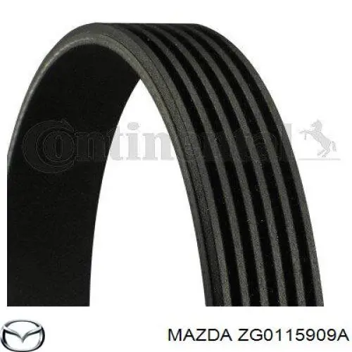 Ремень генератора ZG0115909A Mazda