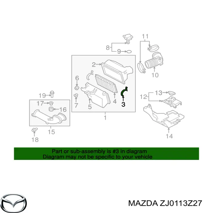 ZJ0113Z27 Mazda 