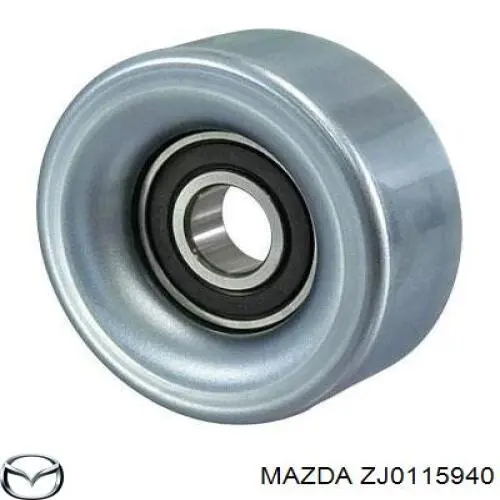 ZJ0115940 Mazda rolo parasita da correia de transmissão