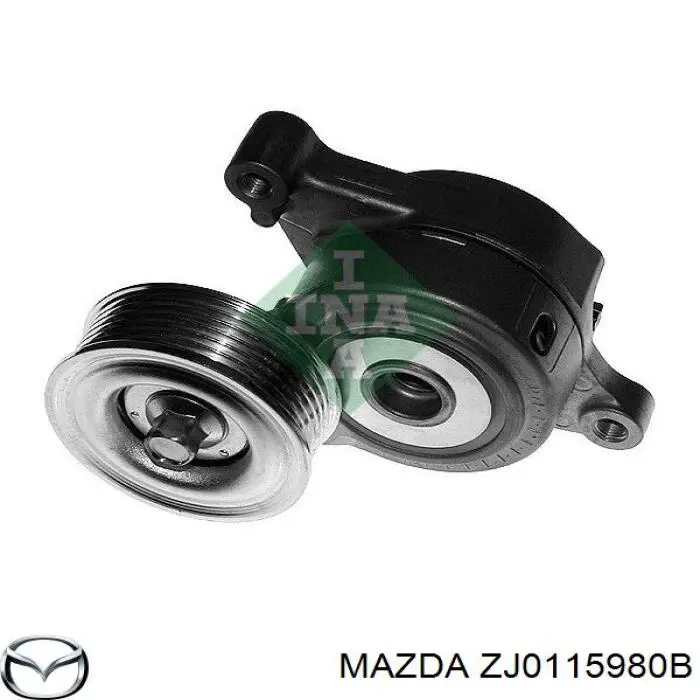 ZJ0115980B Mazda натяжитель приводного ремня