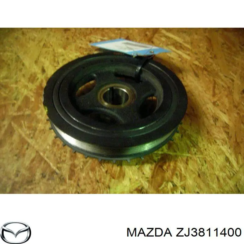 ZJ3811400 Mazda шкив коленвала