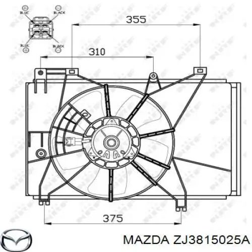 ZJ3815025A Mazda 