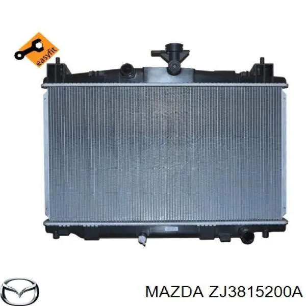 ZJ3815200A Mazda радиатор