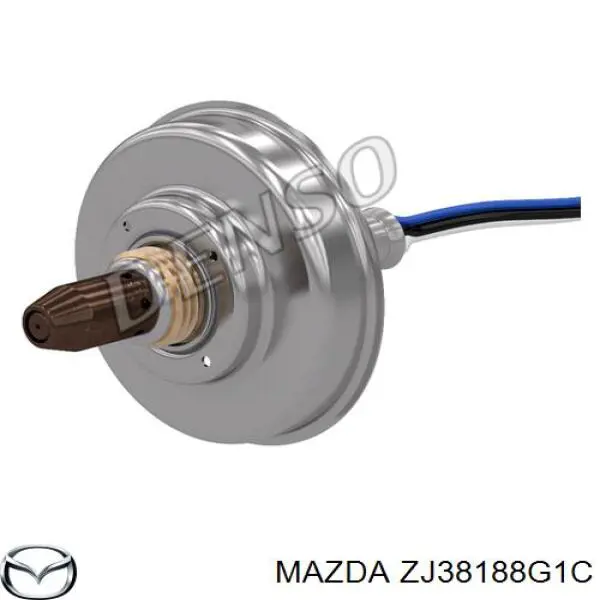 ZJ38188G1C Mazda sonda lambda, sensor de oxigênio até o catalisador