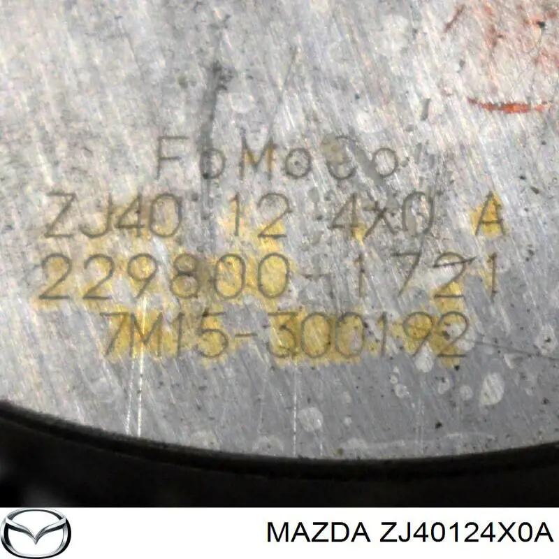 ZJ40124X0 Mazda звездочка-шестерня распредвала двигателя
