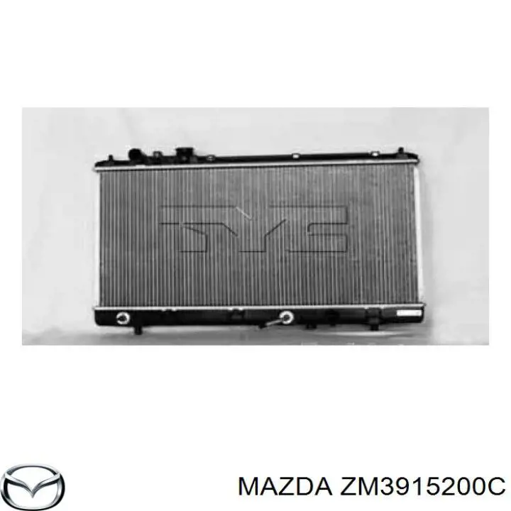 ZM3915200C Mazda Радиатор основной
