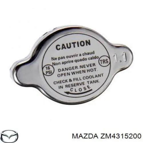 Купить ZM4315200 Mazda Радиатор водяной