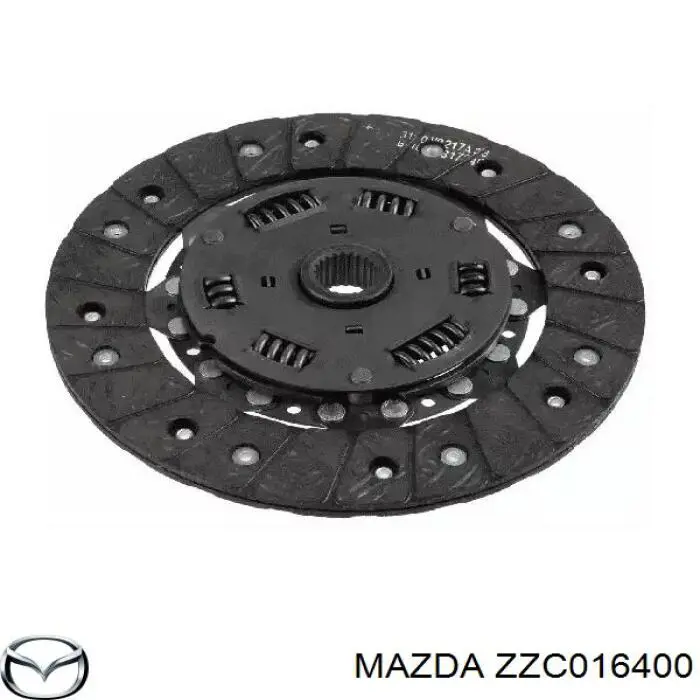 ZZC016400 Mazda диск сцепления