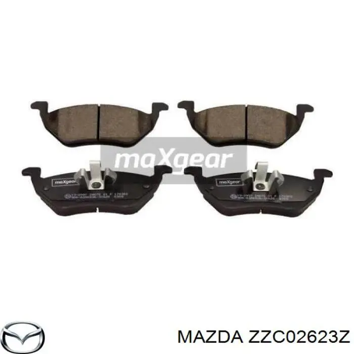 ZZC02623Z Mazda колодки тормозные задние дисковые