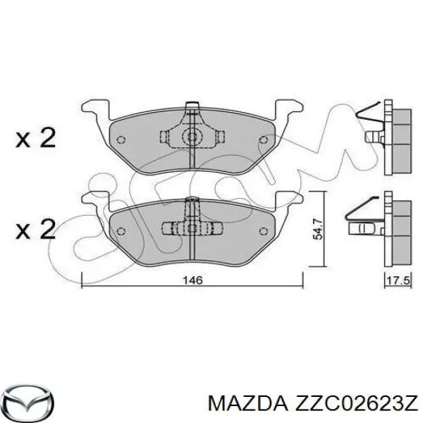 ZZC02623Z Mazda