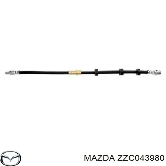 Шланг тормозной передний ZZC043980 Mazda