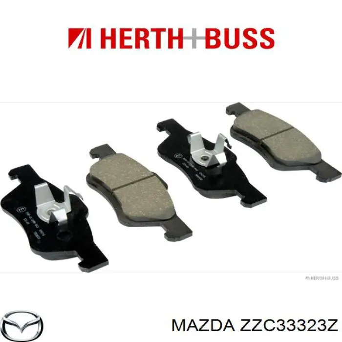 Передние тормозные колодки ZZC33323Z Mazda