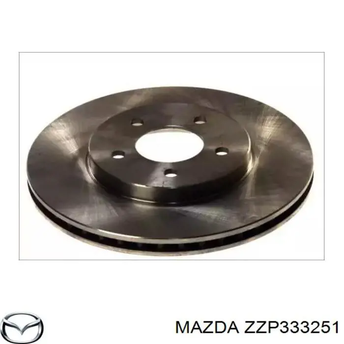 Тормоз дисковый передний Mazda ZZP333251 цена, от 200.75 USD