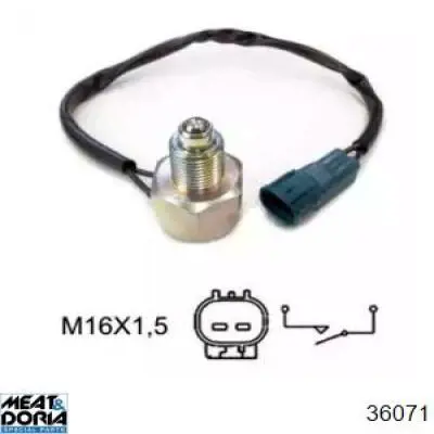 Датчик фонарей заднего хода Facet 76302