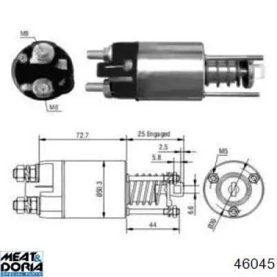 ZM7651 ZM relê retrator do motor de arranco