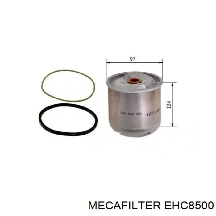 Filtro de aceite EHC8500 Mecafilter